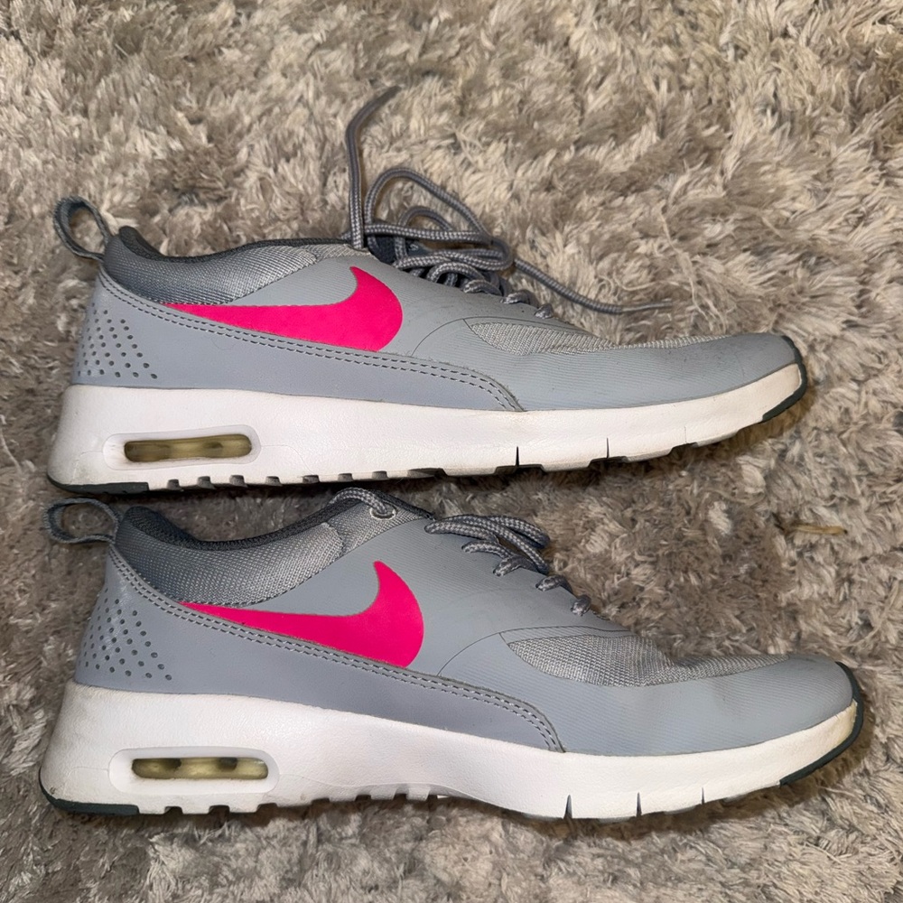 Nike Gray and Pink Athletic Shoes